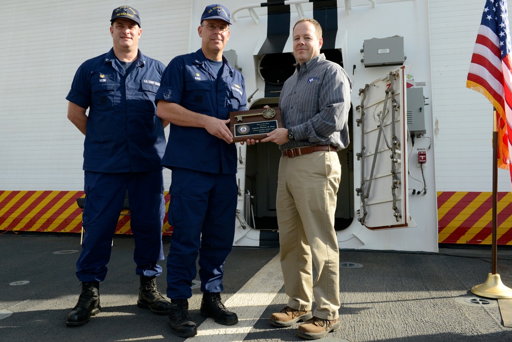 Coast Guard Cutter Munro holds acceptance ceremony