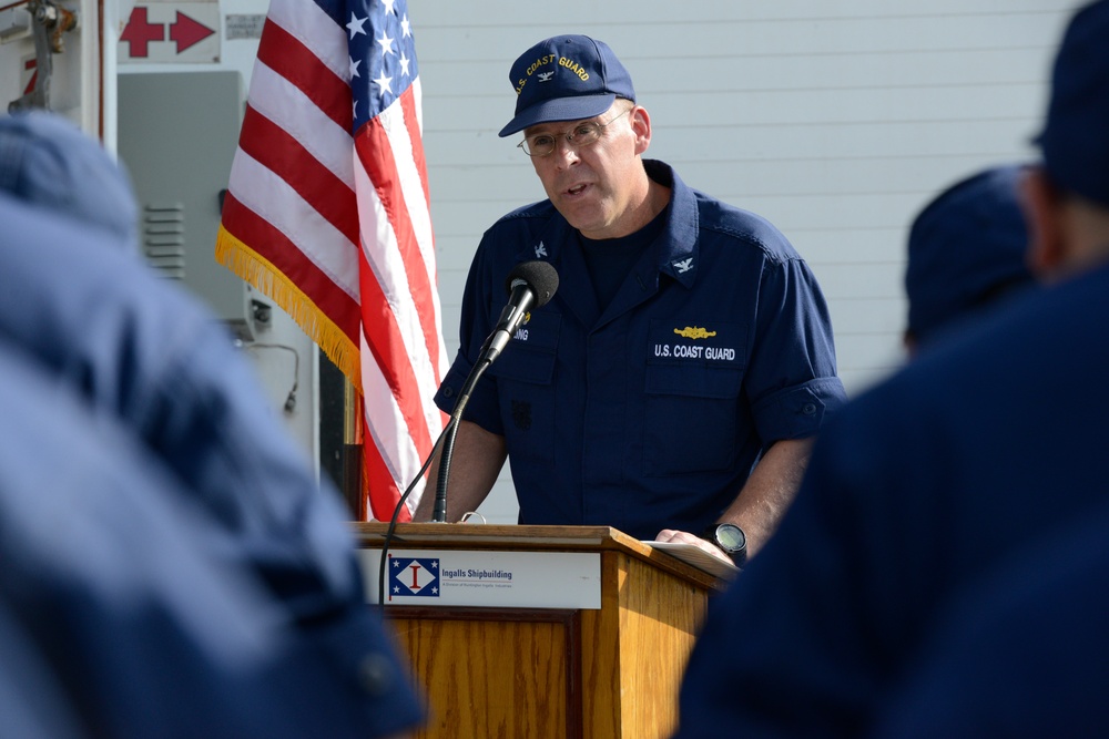 Coast Guard Cutter Munro holds acceptance ceremony