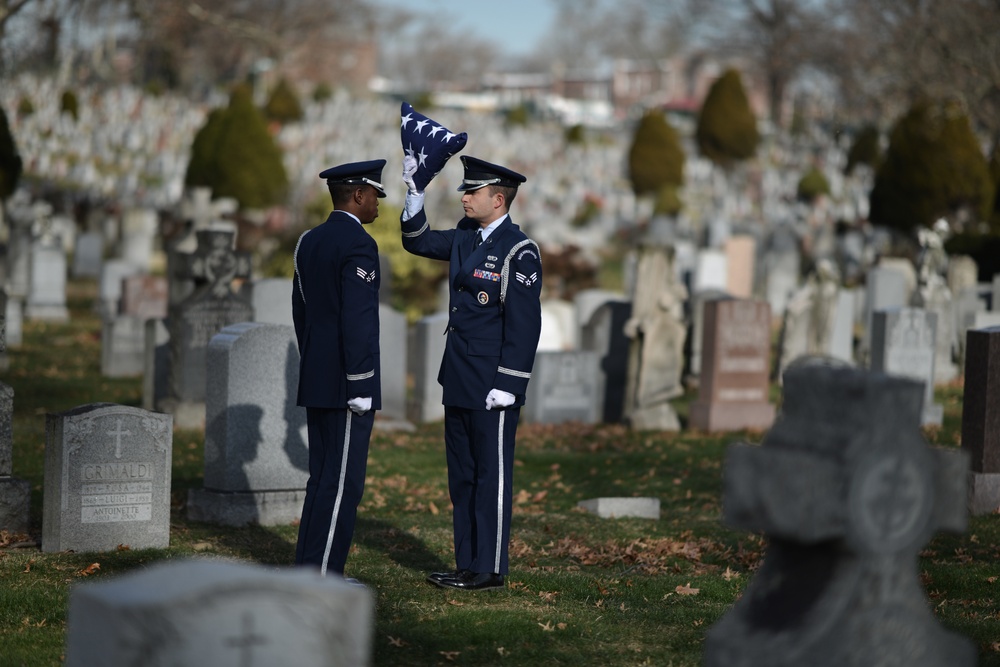106th Rescue Wing Honor Guard Provides Service at Veteran's Funeral