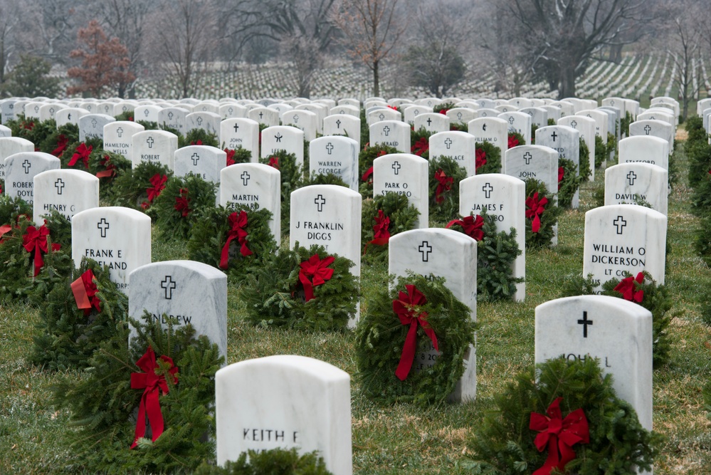 Wreaths Across America in Arlington National Cemetery