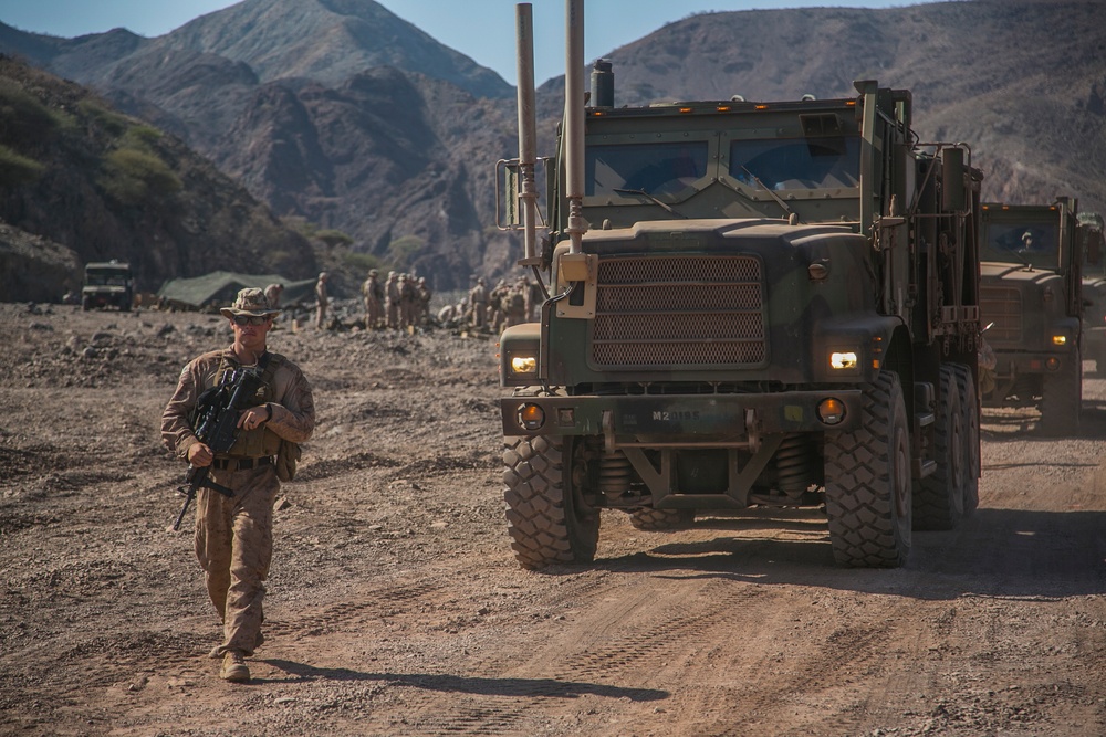 CLB-11 Conduct Convoy Ops during Exercise Alligator Dagger