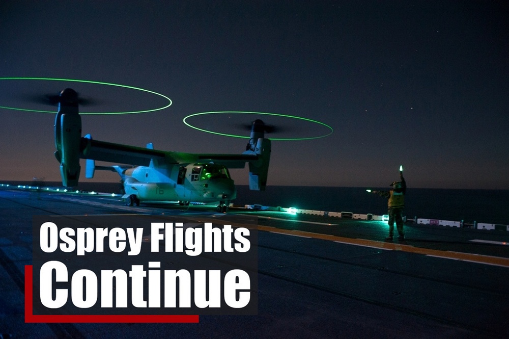 Osprey Flights Continue