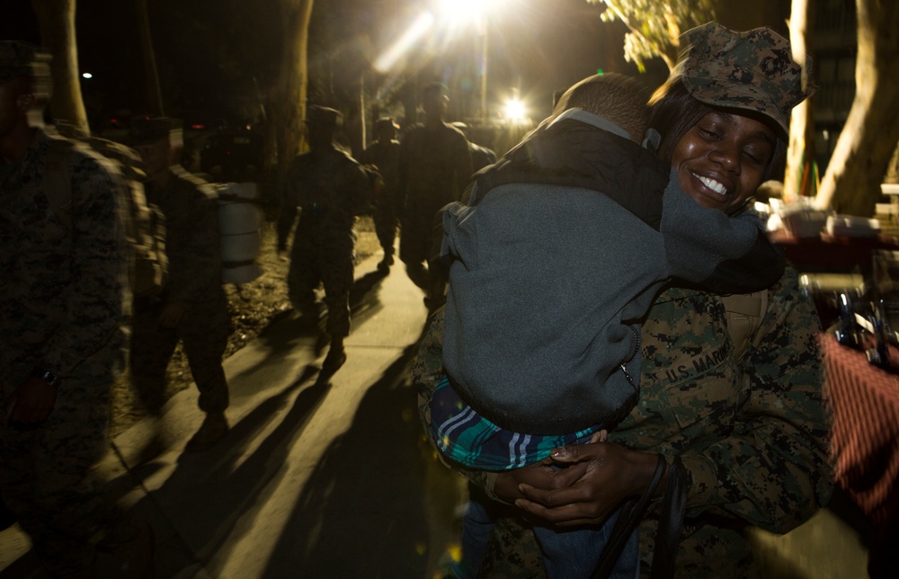 Ocean Warriors: Marines with Exercise Koa Moana 16-4 Return Home To Camp Pendleton
