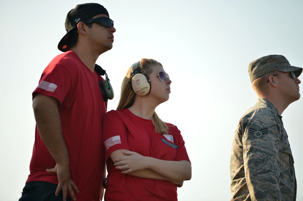 77th Fighter squadron families ‘Double Down’