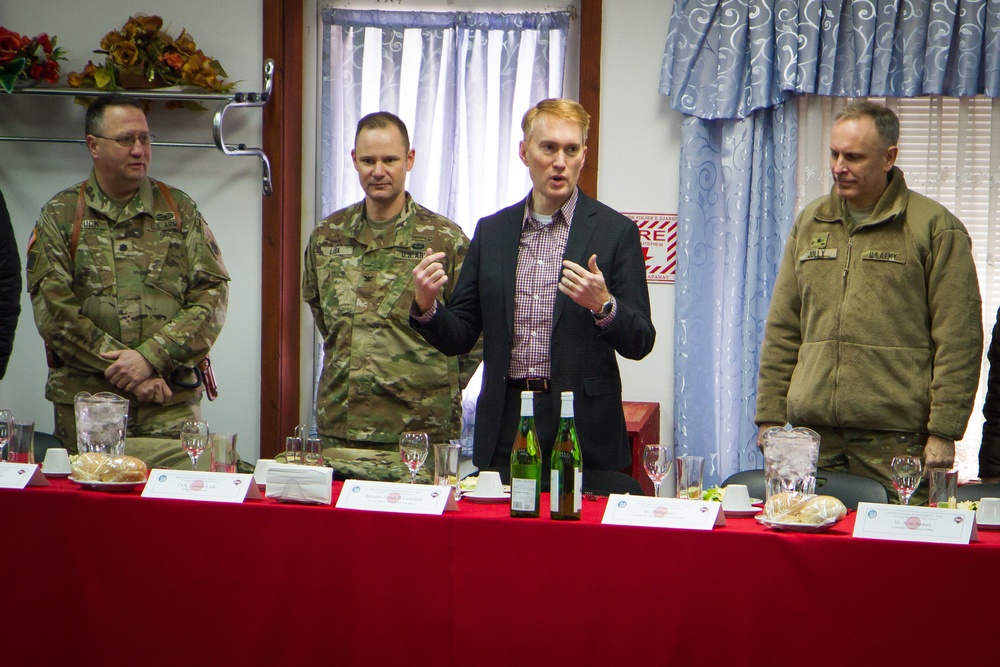 Senator Lankford in Kosovo