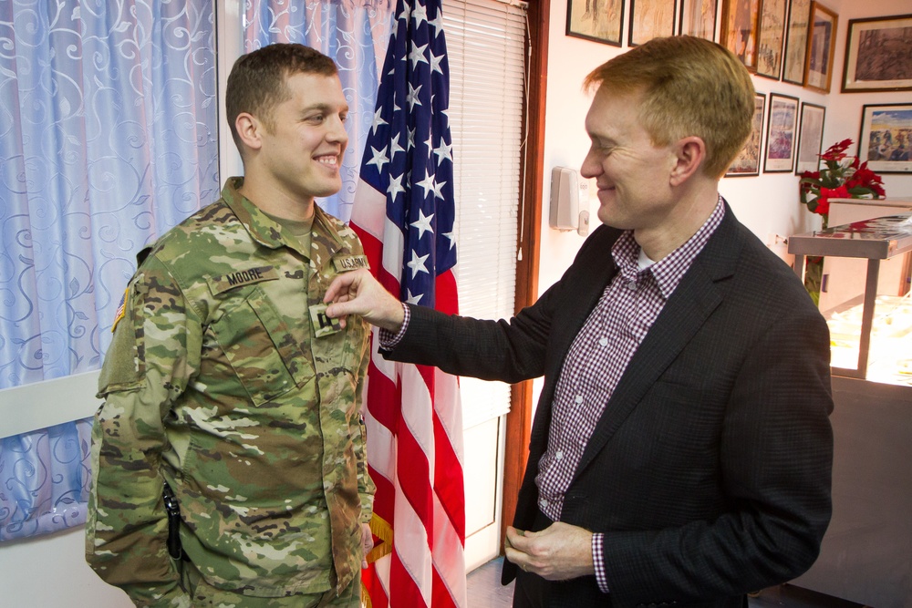 Senator Lankford visits Kosovo