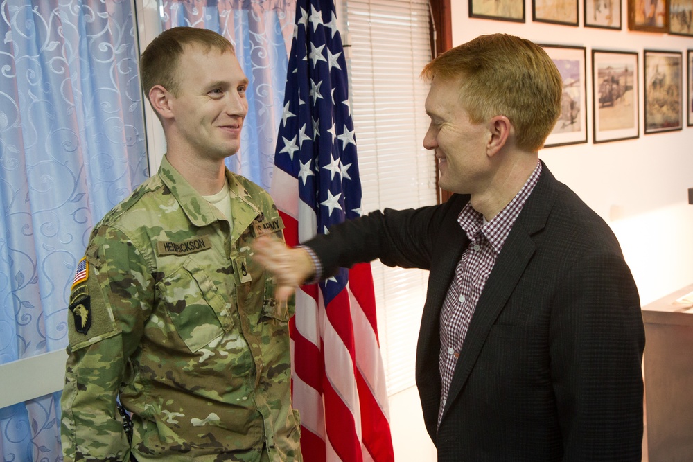 Senator Lankford visits Kosovo
