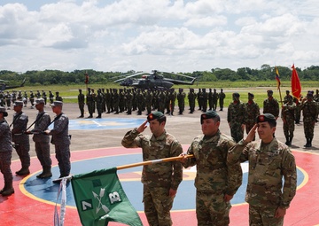 Colombian army counter-narcotics brigade honors U.S. Special Forces