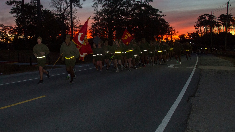 Headquarters and Support Battalion Run