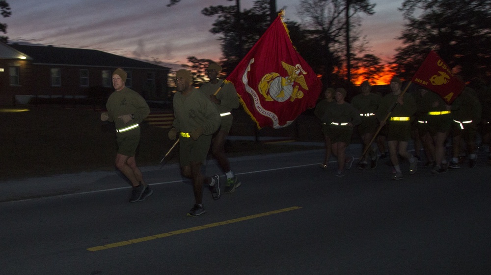 Headquarters and Support Battalion Run