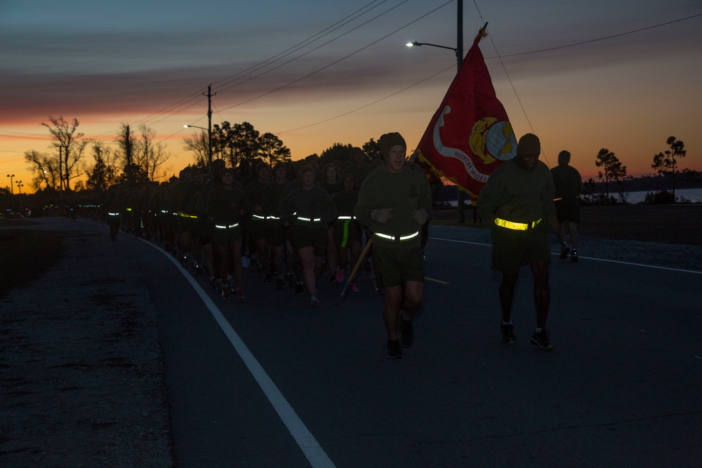 Headquarters and Support Battalion Run