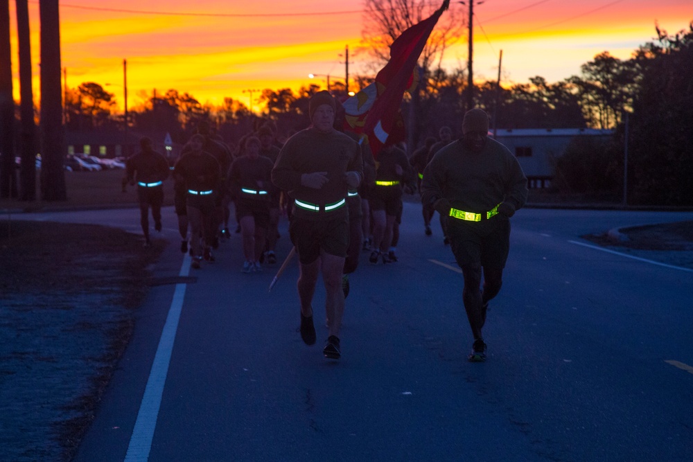 Headquarters and Support Battalion Run