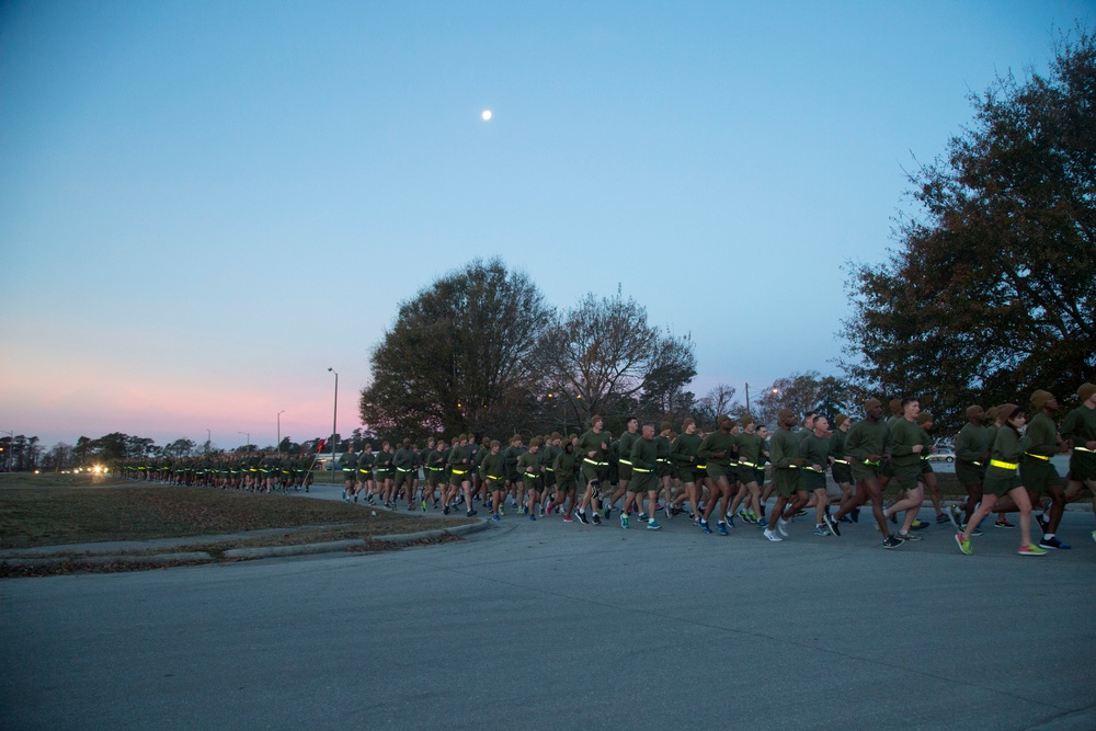 Headquarters and Support Battalion Run