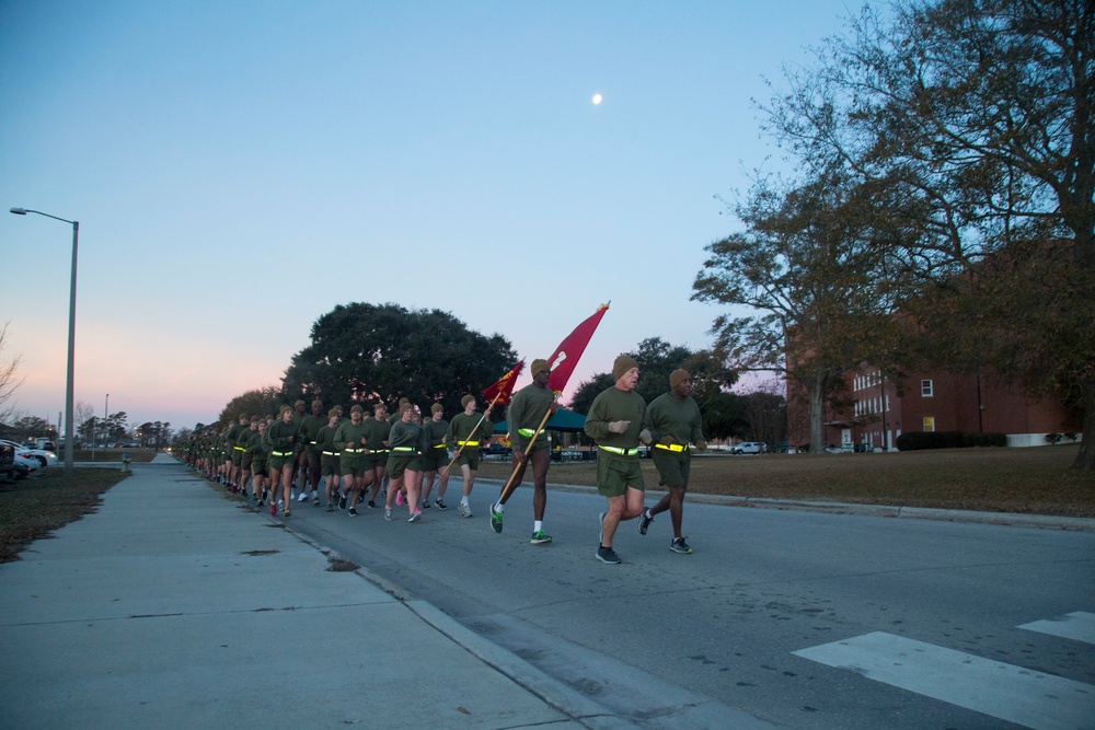 Headquarters and Support Battalion Run