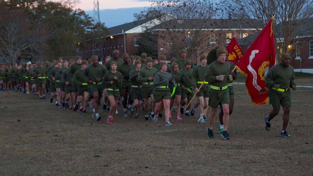 Headquarters and Support Battalion Run