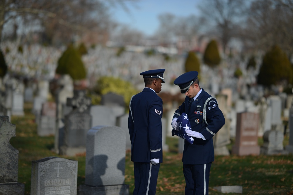 106th Rescue Wing Honor Guard Provides Service at Veteran's Funeral