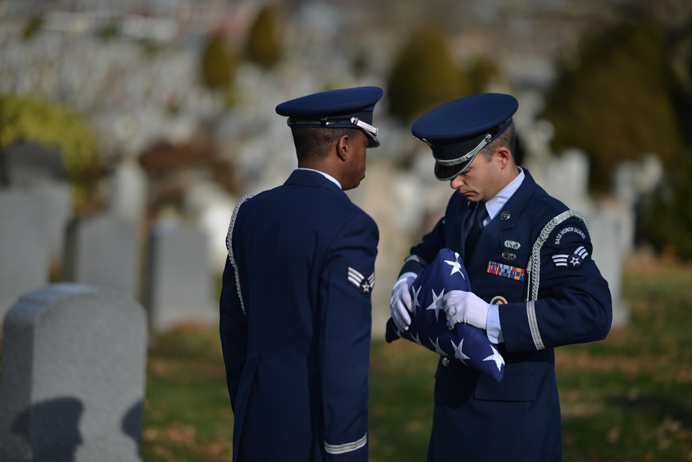 106th Rescue Wing Honor Guard Provides Service at Veteran's Funeral