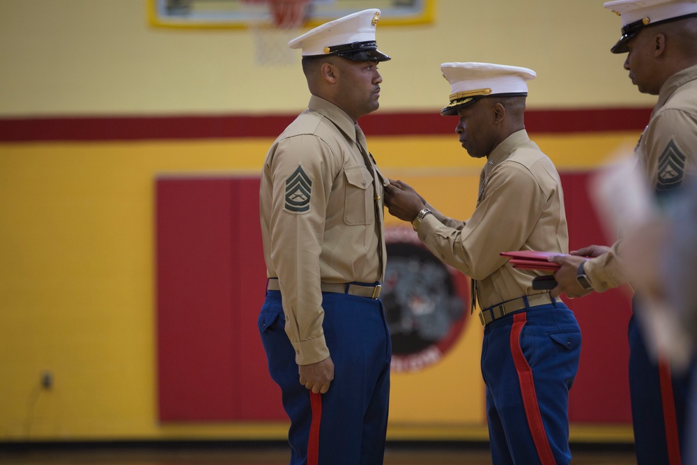 Retirement Ceremony of Gunnery Sgt James H. Moore II