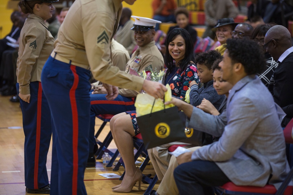 Retirement Ceremony of Gunnery Sgt James H. Moore II