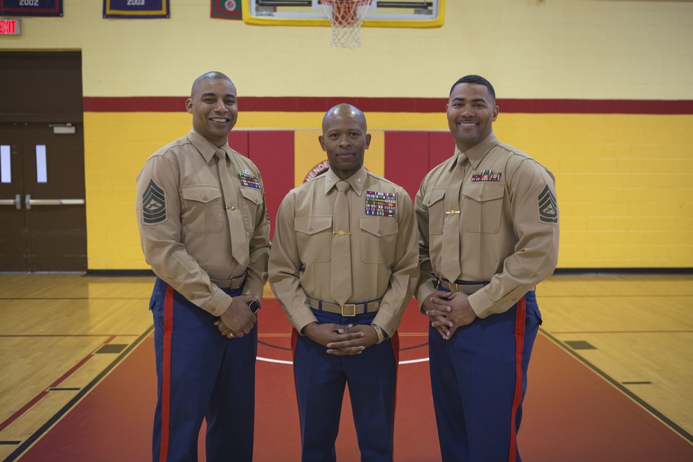 Retirement Ceremony of Gunnery Sgt James H. Moore II