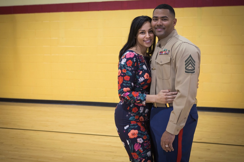 Retirement Ceremony of Gunnery Sgt James H. Moore II