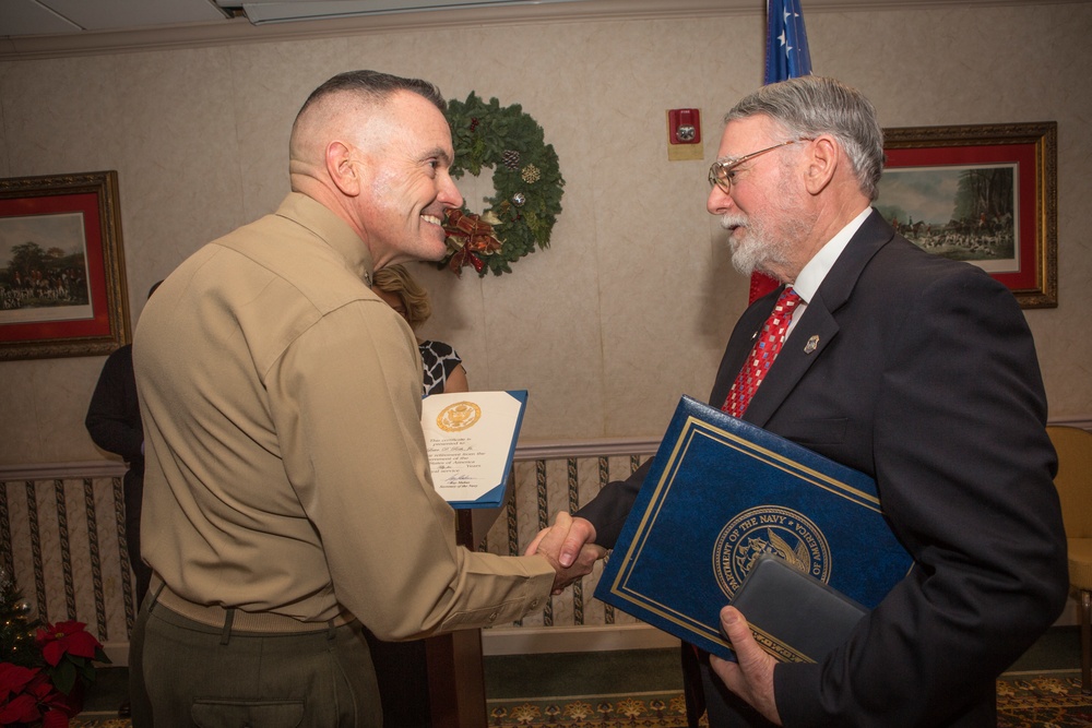 Lester D. Roth Jr. Retirement Ceremony Dec. 2, 2016