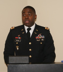Maj. Wilson Speaks at 4/321st Deactivation