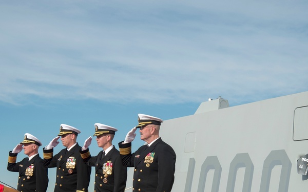 USS Zumwalt Holds Change of Command
