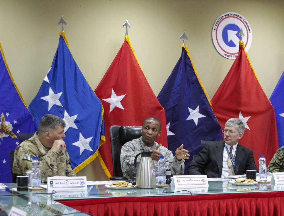 U.S. TRANSCOM Supplies Materials