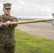 Committed to excellence: Marines participate in sword and guideon manual training