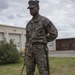 Committed to excellence: Marines participate in sword and guideon manual training