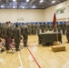 Committed to excellence: Marines participate in sword and guideon manual training