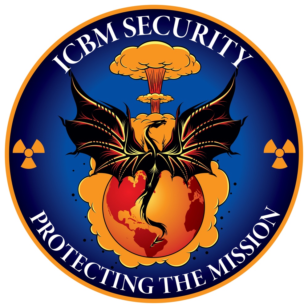 ICBM Security logo design