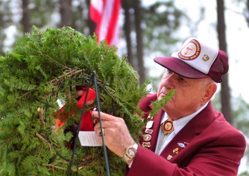 Dragon Soldiers Honor Fallen, Lay Wreaths