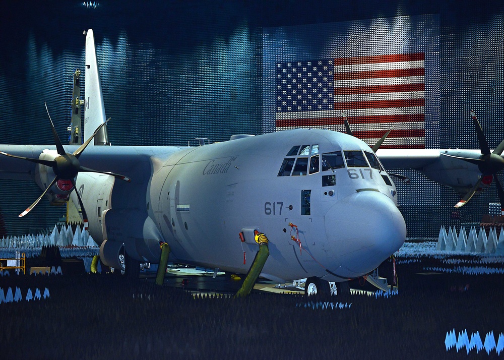 Benefield Anechoic Facility hosts first Royal Canadian Air Force plane