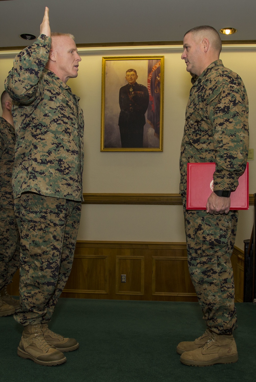 Sergeant Major Scott D. Grade Reenlistment Ceremony