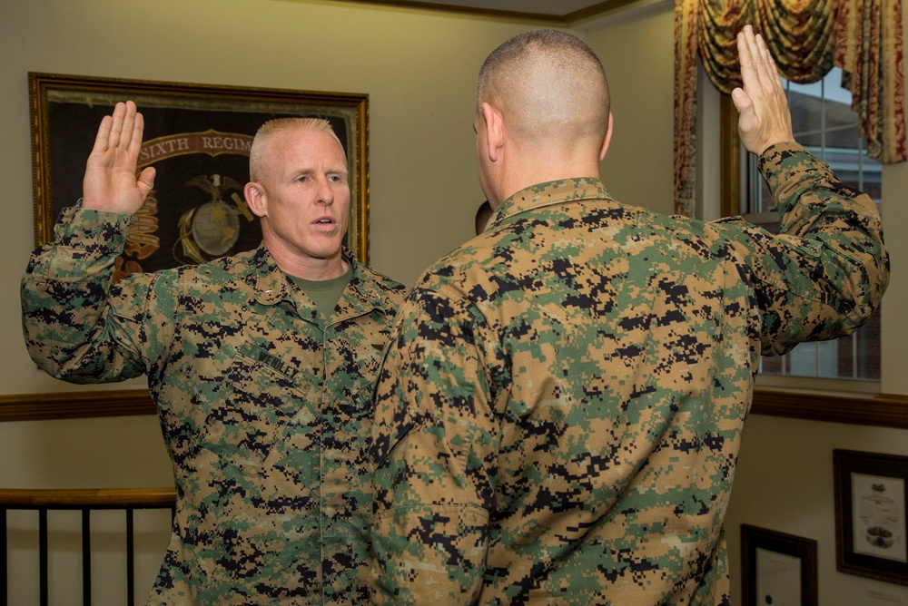 Sergeant Major Scott D. Grade Reenlistment Ceremony