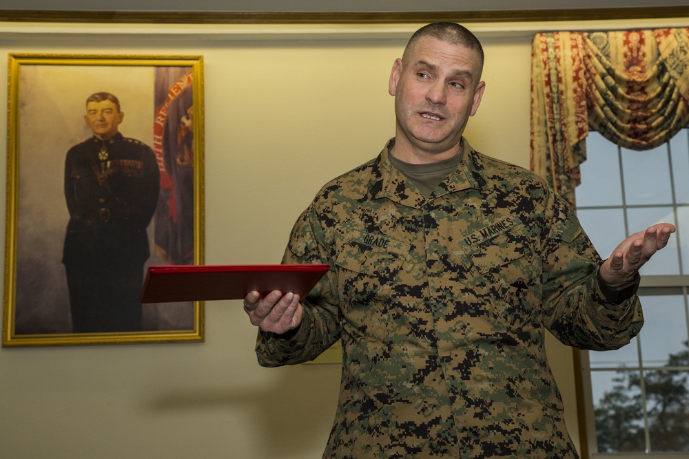 Sergeant Major Scott D. Grade Reenlistment Ceremony