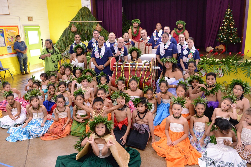 Coast Guard celebrates Makahiki at Kuhio Elementary School