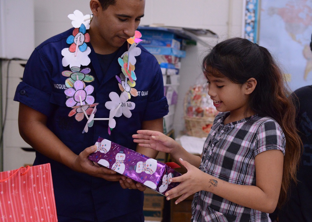 Coast Guard celebrates Makahiki at Kuhio Elementary School