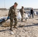 Deployed Soldiers Clean up Camp