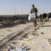 Deployed Soldiers Clean up Camp