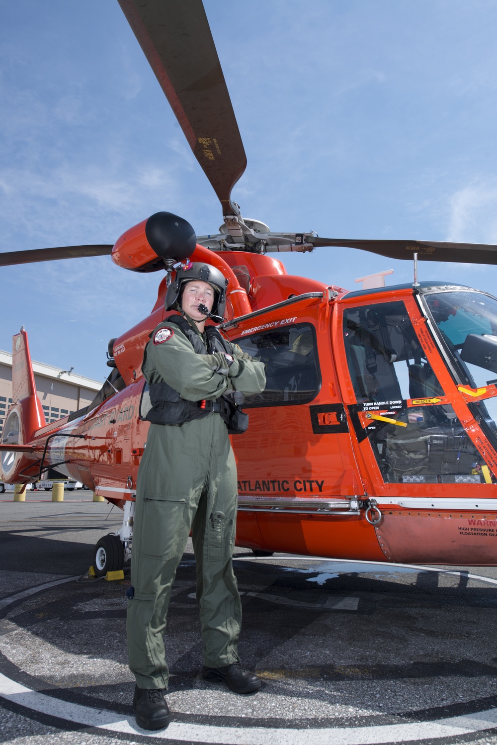 MH-65 Dolphin helicopter pilot