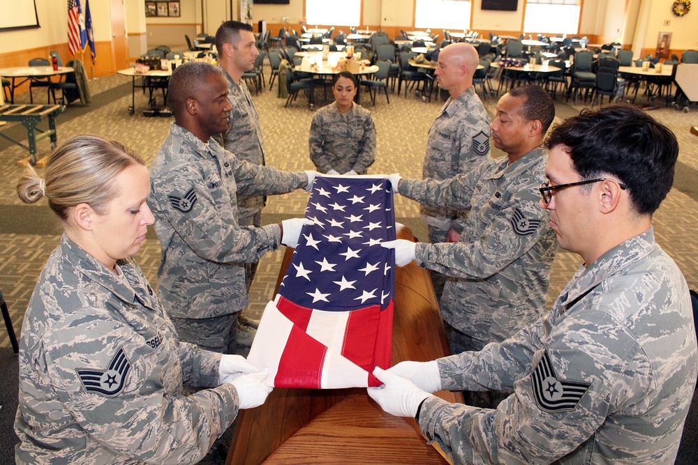 Honor Guard training