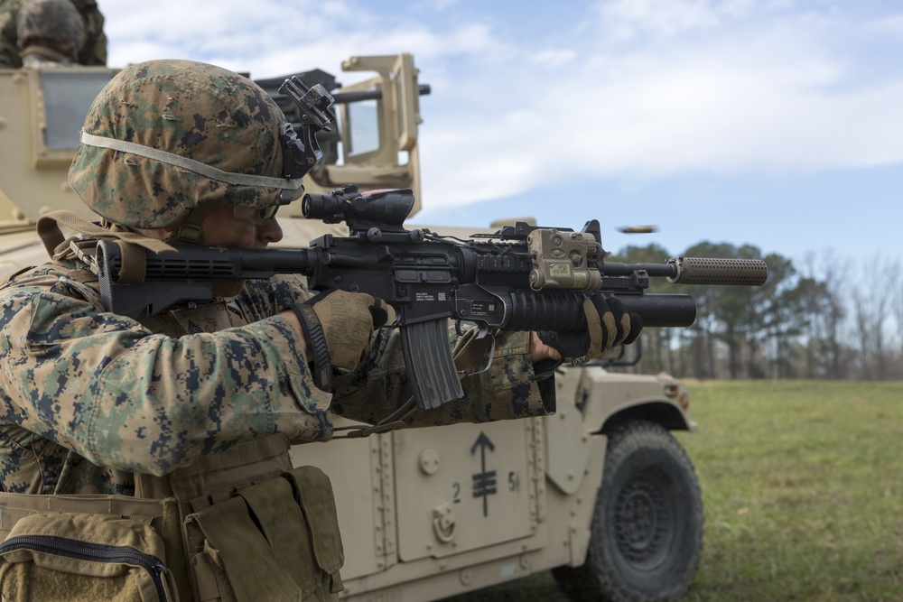 U.S. Marines with 3/8 conduct Deployment For Training Exercise