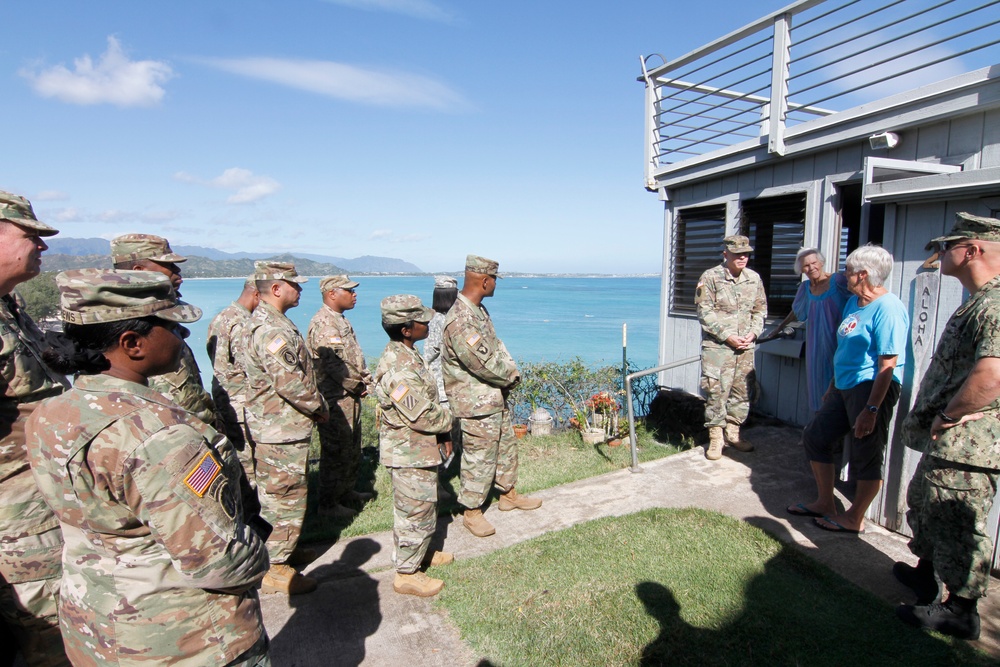 Senior enlisted advisors tour Hilltop House, DPAA in commemoration of Pearl Harbor