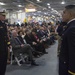 Reserve Officer Training Corps (ROTC) commissioning ceremony aboard the museum USS Midway