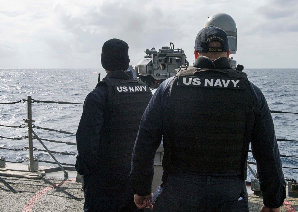 USS John S. McCain Patrols Philippine Sea