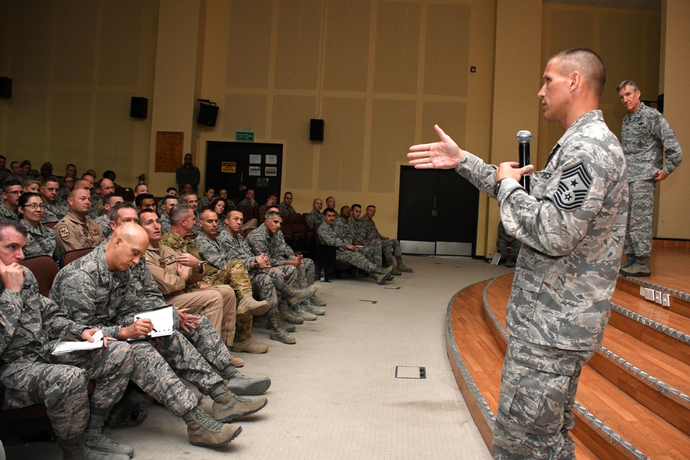 COMACC visits 386th AEW, praises Airmen’s contributions to the fight