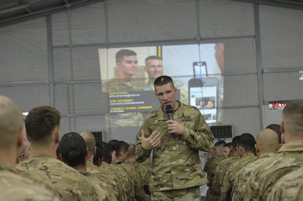 SMA Dailey visits CJTF-OIR in Iraq